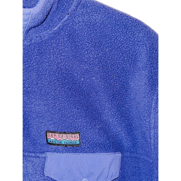 Gap Sweater Youth XL (12) Blue Arctic Fleece Pullover Fleece Kids Boys Outerwear - Picture 2 of 6